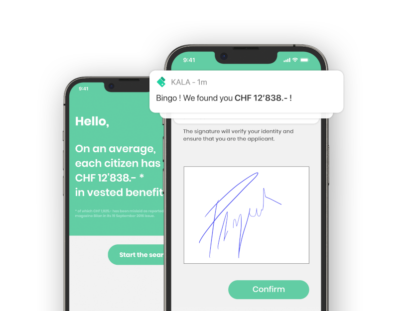 The Kala app allows you to find your lost assets.