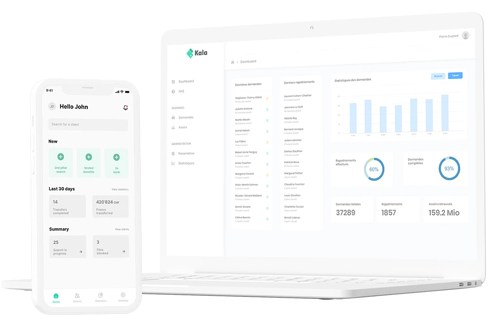 Kala dashboard